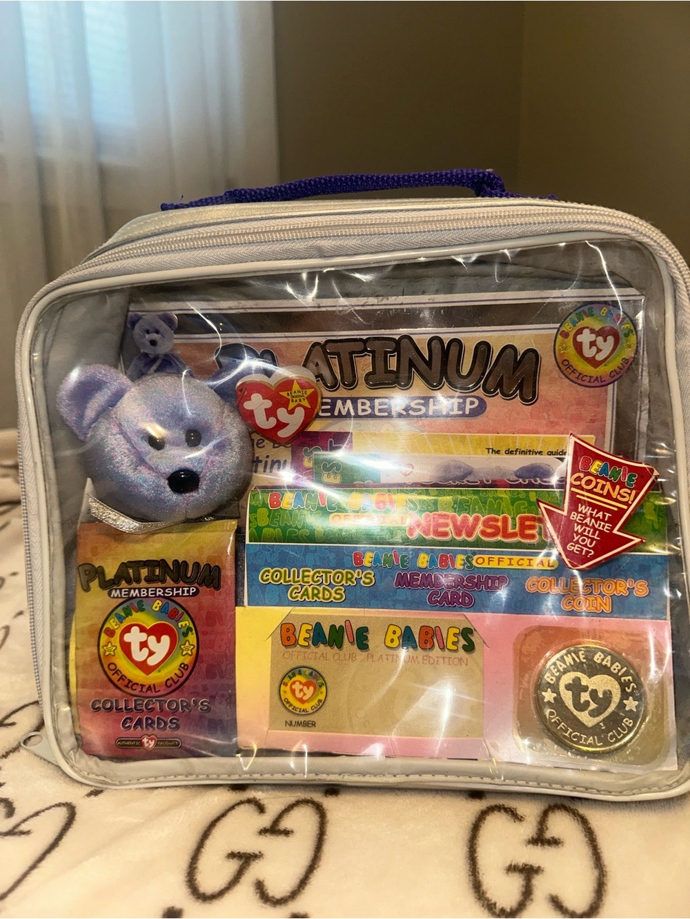 1999 Ty Beanie Babies Platinum Membership Kit COMPLETE Clubby II Vintage
